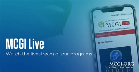 mcgi official website|MCGI Live! Live Streaming the Good News from God .
